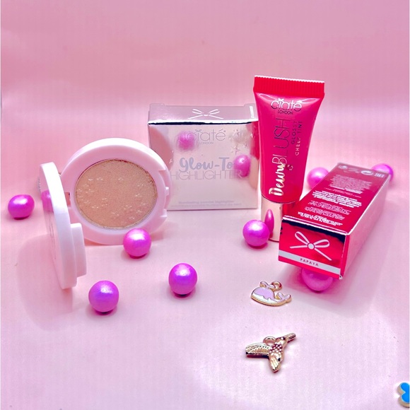 Ciate London Dewy Blush Cheek Tint & Highlighter Duo with bonus reversible bag. - Picture 2 of 14